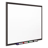 Quartet® Classic Series Porcelain Magnetic Dry Erase Board, 36 x 24, White Surface, Black Aluminum Frame (QRT2543B) Each
