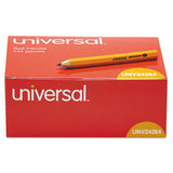 Universal™ Golf and Pew Pencil, HB (#2), Black Lead, Yellow Barrel, 144/Box (UNV24264) Box of 144