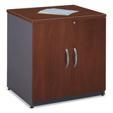 Bush® Series C Collection 30W Storage Cabinet, Graphite Gray/Hansen Cherry (BSHWC24496A) Each