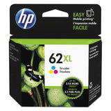 HP HP 62XL, (C2P07AN) High-Yield Tri-Color Original Ink Cartridge (HEWC2P07AN) Each