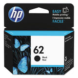 HP HP 62, (C2P04AN) Black Original Ink Cartridge (HEWC2P04AN) Each