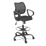 Safco® Vue Series Mesh Extended-Height Chair, Supports Up to 250 lb, 23" to 33" Seat Height, Black Fabric (SAF3395BL) Each