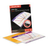 GBC® EZUse Thermal Laminating Pouches, 5 mil, 9" x 11.5", Gloss Clear, 100/Box (GBC3200716) Box of 100