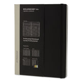 Moleskine® Professional Notebook, 1-Subject, Narrow Rule, Black Hardcover, (192) 9.75 x 7.5 Sheets (HBGPROPFNTB4HBK) Each