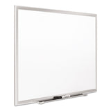 Quartet® Classic Series Porcelain Magnetic Dry Erase Board, 60 x 36, White Surface, Silver Aluminum Frame (QRT2545) Each