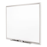 Quartet® Classic Series Porcelain Magnetic Dry Erase Board, 96 x 48, White Surface, Silver Aluminum Frame (QRT2548) Each