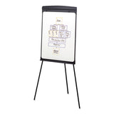 Quartet® Magnetic Dry Erase Easel, 27 x 35, Graphite Surface, Graphite Plastic Frame (QRT67E) Each