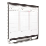 Quartet® Prestige 2 Total Erase Three-Month Calendar, 36 x 24, White Surface, Graphite Fiberboard/Plastic Frame (QRTCMP32P2) Each