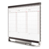 Quartet® Prestige 2 Total Erase Three-Month Calendar, 36 x 24, White Surface, Graphite Fiberboard/Plastic Frame (QRTCMP32P2) Each