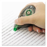 Tombow® MONO Correction Tape, Non-Refillable, Gray/Clear Applicator, 0.17" x 394", White Tape (TOM68620)