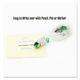 Tombow® MONO Hybrid Style Correction Tape, Non-Refillable, Clear Applicator, 0.17" x 394", 10/Pack (TOM68721)