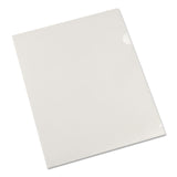 Universal® Project Folders, Letter Size, Clear, 25/Pack (UNV81525) Pack of 25