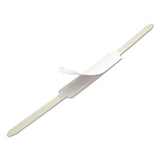 Universal® Self-Adhesive Two-Prong Paper Fastener Base and Compressor Sets, 2" Capacity, 2.75" Center to Center, Silver, 100/Box (UNV81004) Box of 100 Fasteners