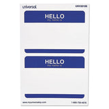 Universal® Hello (UNV39105) Box of 100