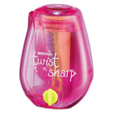 Bostitch® Twist-n-Sharp Pencil Sharpener, One-Hole, 3.5 x 1.25 x 5.5, Randomly Assorted Colors (BOSPS1ADJ) Each