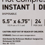 McKesson Instant Hot Pack General Purpose Small Plastic Disposable (521484_EA) 1/EA
