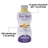 Pro-Stat® Oral Supplement Vanilla Flavor Liquid 30 oz. Bottle (558704_CS) 6/CS