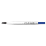Parker® Refill for Parker Roller Ball Pens, Medium Conical Tip, Blue Ink (PAR1950324) Each
