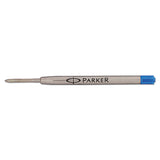Parker® Refill for Parker Ballpoint Pens, Medium Conical Tip, Blue Ink (PAR1950371) Each