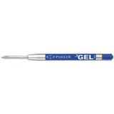 Parker® Refill for Parker Retractable Gel Ink Roller Ball Pens, Medium Conical Tip, Blue Ink, 2/Pack (PAR1950364) Pack of 2