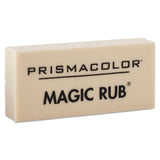 Prismacolor® MAGIC RUB Eraser, For Pencil/Ink Marks, Rectangular Block, Medium, Off White, Dozen (SAN73201) 1 Dozen