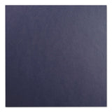 GBC® Leather-Look Presentation Covers for Binding Systems, Navy, 11.25 x 8.75, Unpunched, 100 Sets/Box (GBC2000711) Box of 100