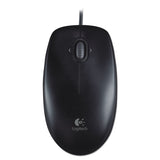 Logitech® M100 Corded Optical Mouse, USB 2.0, Left/Right Hand Use, Black (LOG910001601) Each