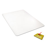 deflecto® All Day Use Chair Mat - Hard Floors, 36 x 48, Rectangular, Clear (DEFCM21142PC) Each