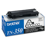 Brother TN350 Toner, 2,500 Page-Yield, Black (BRTTN350) Each