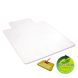 deflecto® EconoMat All Day Use Chair Mat for Hard Floors, Flat Packed, 36 x 48, Lipped, Clear (DEFCM21112) Each