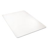 deflecto® All Day Use Chair Mat - Hard Floors, 45 x 53, Rectangle, Clear (DEFCM21242PC) Each