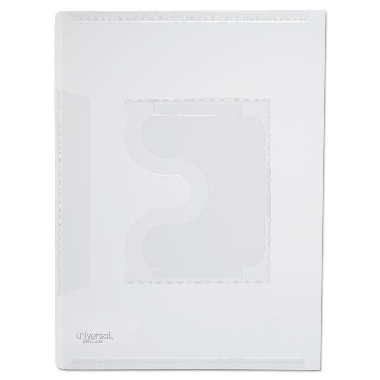 Transparent Deluxe Locking Project Files with CD-ROM Holder, Letter Size, Clear, 25/Pack Transparent Deluxe Locking Project Files with CD-ROM Holder, Letter Size, Clear, 25/Pack