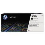 HP HP 508X, (CF360X) High-Yield Black Original LaserJet Toner Cartridge (HEWCF360X) Each