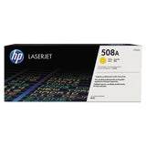 HP HP 508A, (CF362A) Yellow Original LaserJet Toner Cartridge (HEWCF362A) Each