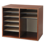 Safco® Fiberboard Literature Sorter, 12 Compartments, 19.63 x 11.88 x 16.13, Cherry (SAF9420CY) Each