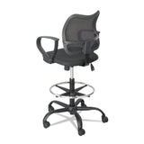 Safco® Vue Series Mesh Extended-Height Chair, Supports Up to 250 lb, 23" to 33" Seat Height, Black Fabric (SAF3395BL) Each