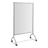 Safco® Impromptu Magnetic Whiteboard Collaboration Screen, 42w x 21.5d x 72h, Gray/White (SAF8511GR) Each