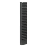 Safco® Steel Magazine Rack, 23 Compartments, 10w x 4d x 65.5h, Black (SAF4322BL) Each