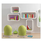 Safco® Zenergy Ball Chair, Backless, Supports Up to 250 lb, Grass Fabric Seat, Silver Base (SAF4750GS) Each