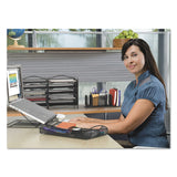 Safco® Onyx Mesh Laptop Stand, 12.25" x 12.25" x 2", Black (SAF2161BL) Each