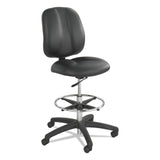 Safco® Apprentice II Extended-Height Chair, Supports Up to 250 lb, 22" to 32" Seat Height, Black (SAF7084BL) Each
