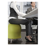Safco® Zenergy Ball Chair, Backless, Supports Up to 250 lb, Grass Fabric Seat, Silver Base (SAF4750GS) Each