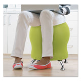 Safco® Zenergy Ball Chair, Backless, Supports Up to 250 lb, Grass Fabric Seat, Silver Base (SAF4750GS) Each