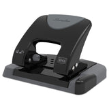 Swingline® 20-Sheet SmartTouch Two-Hole Punch, 9/32" Holes, Black/Gray (SWI74135) Each