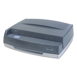Swingline® 50-Sheet 350MD Electric Three-Hole Punch, 9/32" Holes, Gray (SWI9800350) Each