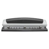 Swingline® 10-Sheet Precision Pro Desktop Two- to Three-Hole Punch, 9/32" Holes (SWI74037) Each