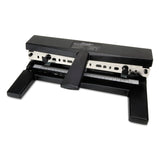 Swingline® 40-Sheet Heavy-Duty Two- to Seven-Hole Adjustable Heavy-Duty Paper Punch, 9/32" Holes, Black (SWI74440) Each