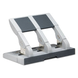 Swingline® 75-Sheet Heavy-Duty High-Capacity Three-Hole Adjustable Punch, 9/32" Holes, Putty/Gray (SWI74550) Each