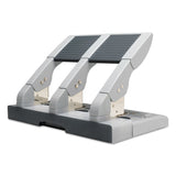 Swingline® 75-Sheet Heavy-Duty High-Capacity Three-Hole Adjustable Punch, 9/32" Holes, Putty/Gray (SWI74550) Each