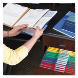 Smead™ 6-Section Pressboard Top Tab Pocket Classification Folders, 6 SafeSHIELD Fasteners, 2 Dividers, Legal Size, Red, 10/Box (SMD19079) Each